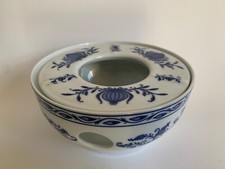 Stövchen Winterling Zwiebelmuster echt kobalt