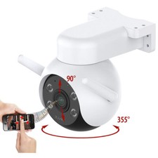 7links WLAN-Pan-Tilt-Outdoor-Überwachungskamera mit 2K, Nachtsicht, IP65