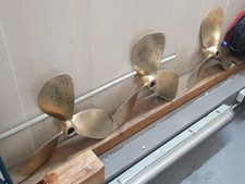  Bootspropeller Schiffsschraube Messing verkaufe eine Vetus 3-Blatt Schiffsschr