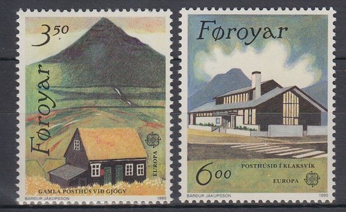 Färöer 1989 mi 198 99 - 1989, mi.198/99