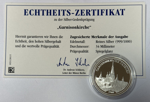 Silber-Gedenkprägung