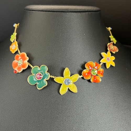 Pilgrim floral halskette - floral,