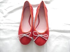 VAN DER LAAN    BALLERINA   SLIPPER   ROT     GR. 38  NEU