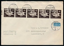 Bund Mi 198 (5) 5er Streifen