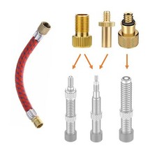 Fahrrad Ventiladapter Schrader Französisch SV Dunlop DV Sclaverand AV Autoventil