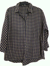 weite OPUS Baumwolle/Viskose Bluse Gr. M / 40-42 blau beige