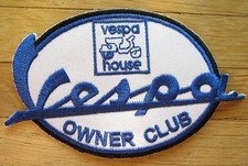 Aufnäher / Aufbügler/ Patch: VESPA - Owner Club - blau -  Rar!