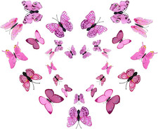 3D Schmetterlinge Wanddeko 24