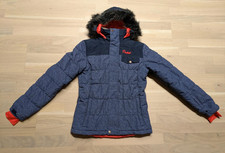 Skijacke Mädchen Gr. 164, Protest, dunkelblau, Kapuze,  Schneefang, wasserdicht