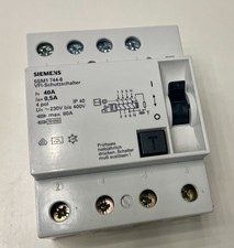 Siemens 5SM1744-6 Fi Schalter 40A 500mA  Fehlerstromschutzschalter Niedrige Form
