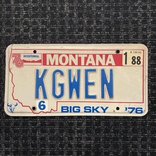 Original auto kennzeichen - us,