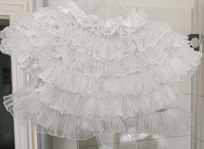 Braut Bolero Gr.38, Rüschen + Spitze