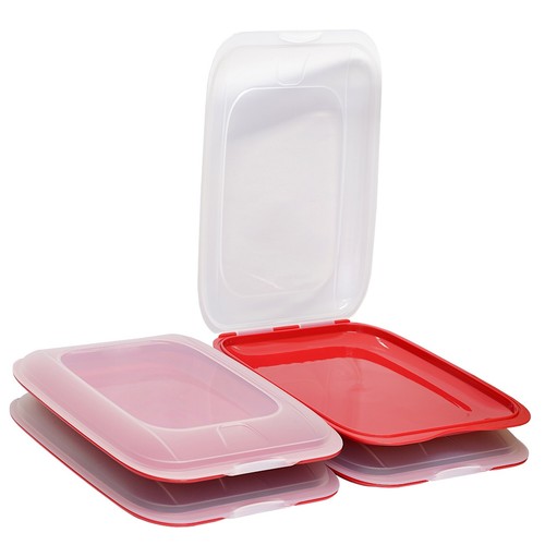 Aufschnittdose stapelbar - 4x,