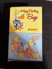 BOX DISPLAY BOX 100 PACKUNGEN PANINI HAPPY BIRTHDAY BUGS DISNEY WARNER 1990 SELTEN