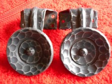 Drücker Tor Schmiedeeisen - Griff Klinke Tür Pforte Gartentor - 2 Stück- neuwer.