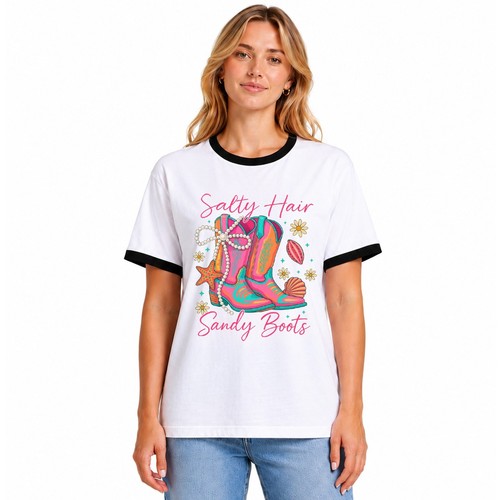 Salty hair damen ringer - hair,