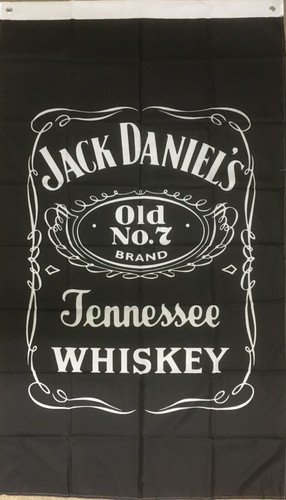 Jack daniels fahne - jack, hochformat