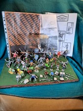 Konv.Spielzeugfiguren Elastolin/Merten/Britains/Umbauten/Ritter/Indianer/Cowboys