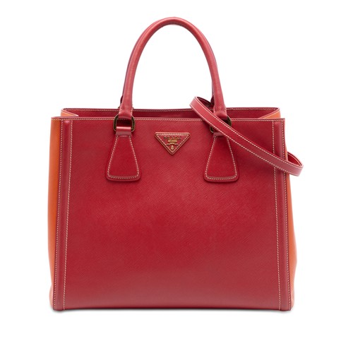 Prada bicolor saffiano lux - prada,