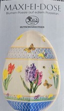 Hutschenreuther Maxi Ei Dose Blumen POESIE in OVP, Unbenutzt 