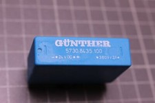 10 Stk. Elektronisches Lastrelais GÜNTHER 57308435100 2 Amp.380VAC  Anst. 24VDC