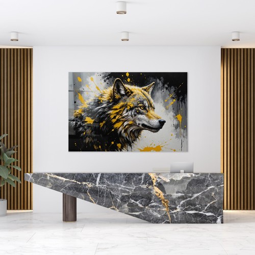 Wolf hungrig tier - hungrig,