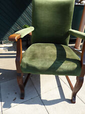 antiker Gründerzeit Trohn Armlehnstuhl Sesselstuhl Polster um 19.Jhd. Eiche