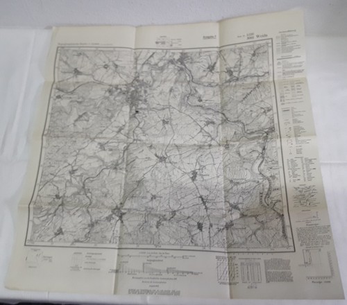 Alte topographische karte - topographische,