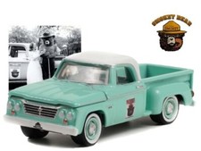 DODGE D-100 Pick up - Smokey Bear - 1965 - lightgreen - Greenlight 1:64
