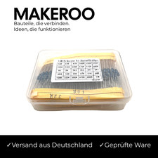 600x Widerstände SET 1/4W