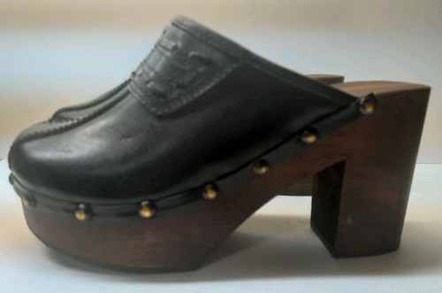 Damen clogs holz - (38),,