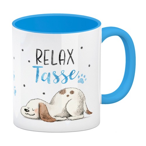 Relaxter hund kaffeebecher - kaffeebecher, in