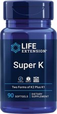 Life Extension, Super K, Vitamin K2 Komplex, 90 Softgels