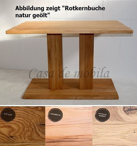 Esstisch 200x95 buche eiche - 200x95, buche/eiche