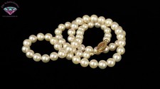 Zuchtperlenkette mit 585 Gold