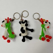 Schlüsselanhänger Wolltier