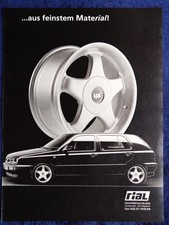 VW Golf 3 GTI und Rial Felgen,  originale Werbung 1992