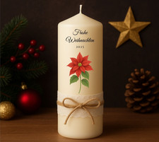 Weihnachtskerze mit