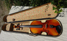 Geige Violine Zettel Hopf 1974 59,7 cm Korpus ca. 35,7 cm