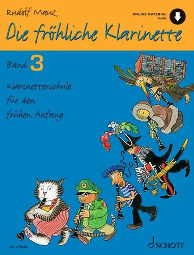 Die fröhliche klarinette - klarinette, |