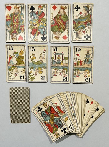 Tarot chinois tarock jeu - tarot, de