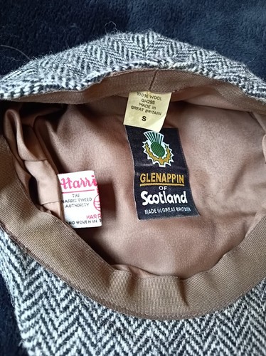 Men harris tweed flat cap - flat,