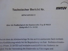 ABE und TÜV Gutachten für