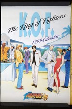 THE KING OF FIGHTERS CALENDAR 1999  SNK NEO GEO 73x51,5cm 4527 MVS AES JAMMA KoF