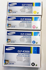 4x SAMSUNG Black Gelb Magenta Cyan TONER SET CLP-K350a Y350a C350a M350a CLP-350
