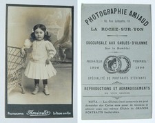 CDV FOTO PORTRAIT MÄDCHEN -