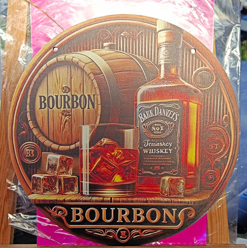 Bourbon whisky deko - bourbon, deko-schild
