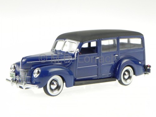 Ford deluxe woody - deluxe, blau