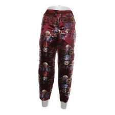 Primark, Hose, Größe: 40, Rot/Mehrfarbig, Nylon/Polyester, Paisley, Damen #ck3