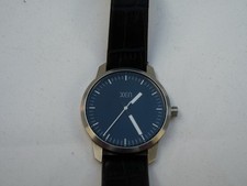 XEN Schmuck XQ0167  Herren Uhr  Quarzwerk  Edelstahl und Leder